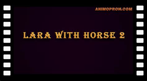 animopron|Taking him nice and deep (Lara with horse by animopron)